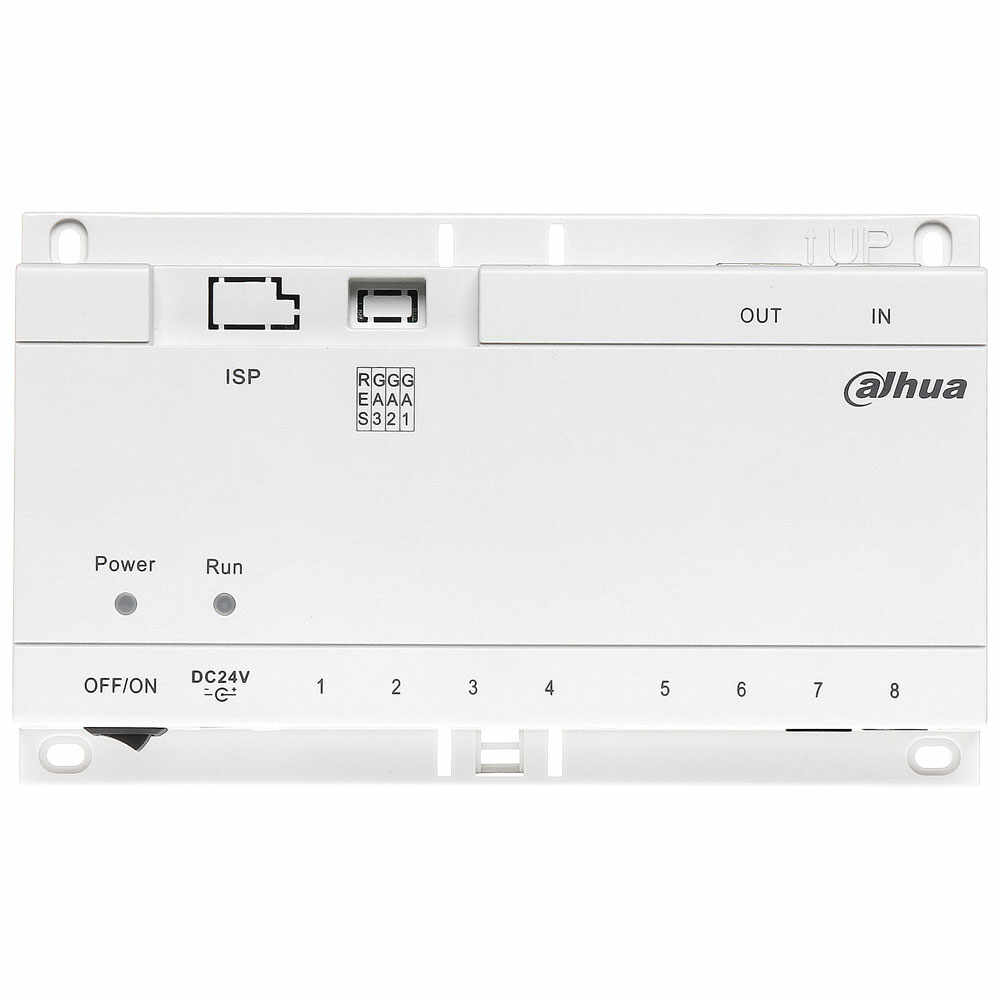 Switch PoE cu 8 porturi Dahua VTNS1060A, 24 V