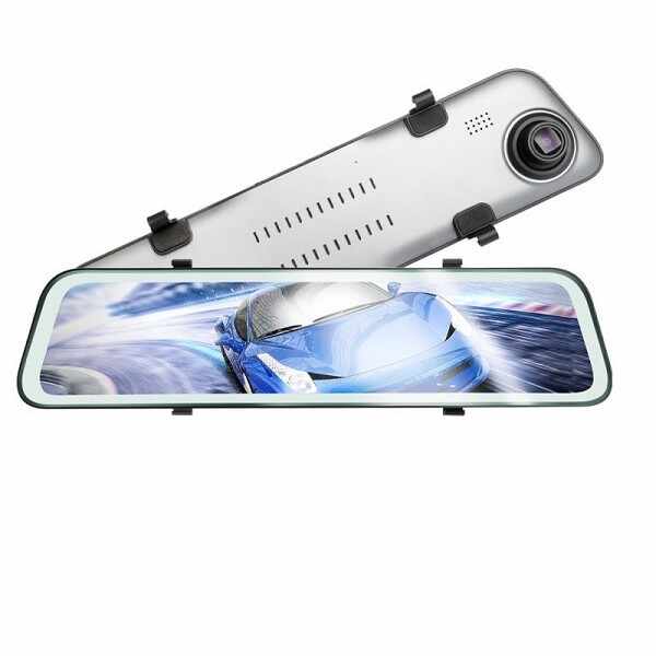 Camera Auto Dubla Oglinda iUni Dash M12, 2K, Display Touchscreen 11.6 inch, Night Vision, Detectia miscarii