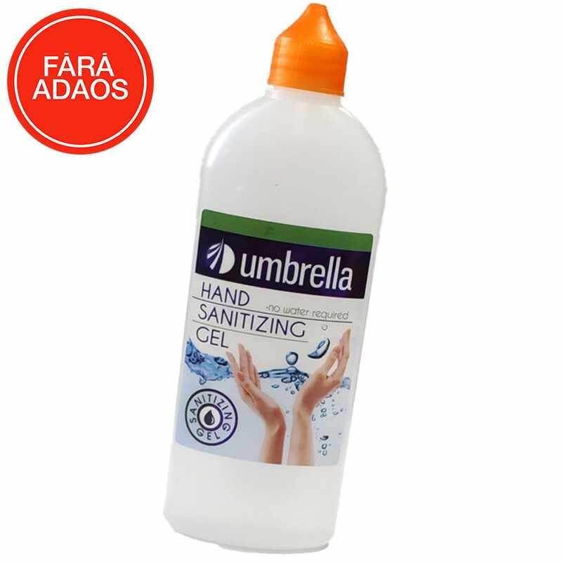 Gel Igienizant pentru Maini cu Alcool, Umbrella, 130ml, Antibacterian