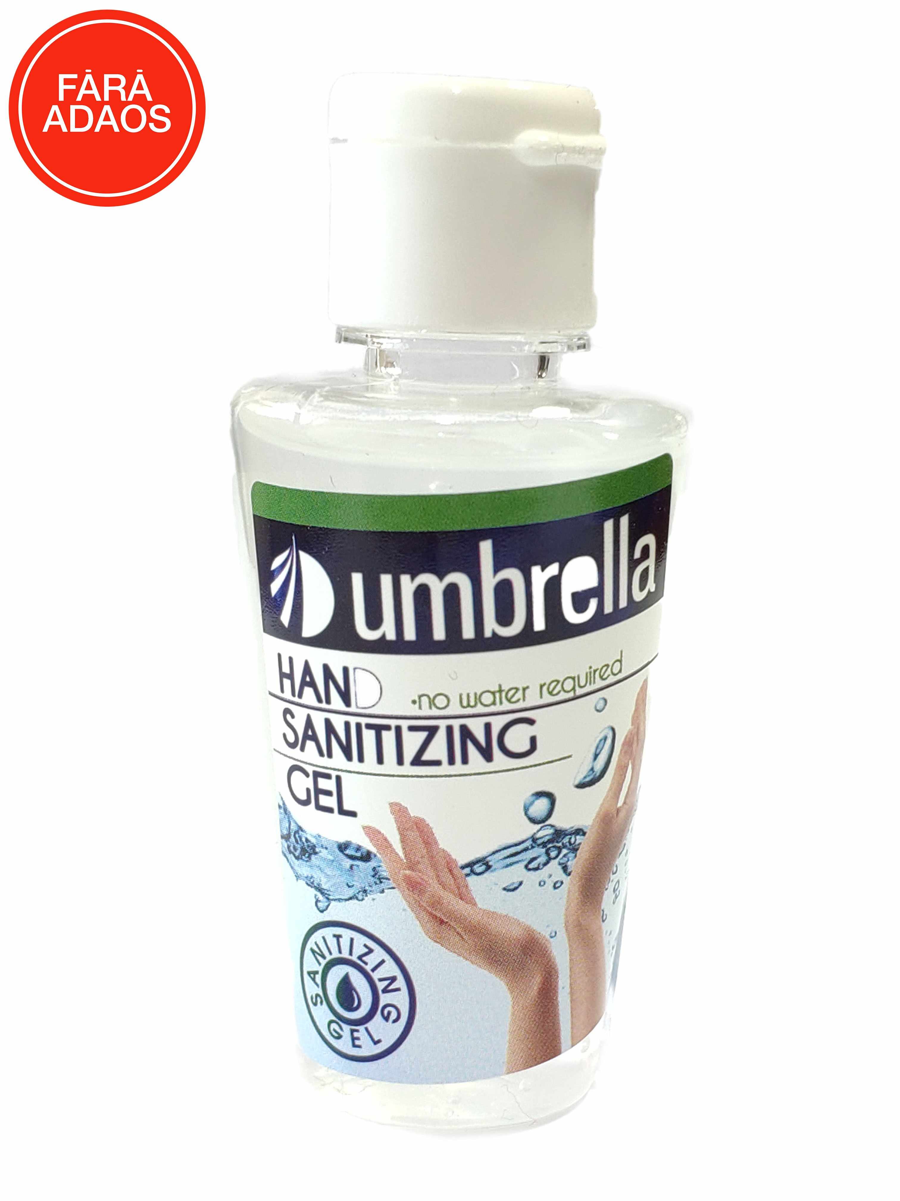 Gel Igienizant pentru Maini, Umbrella, 50ml, cu Alcool, Antibacterian