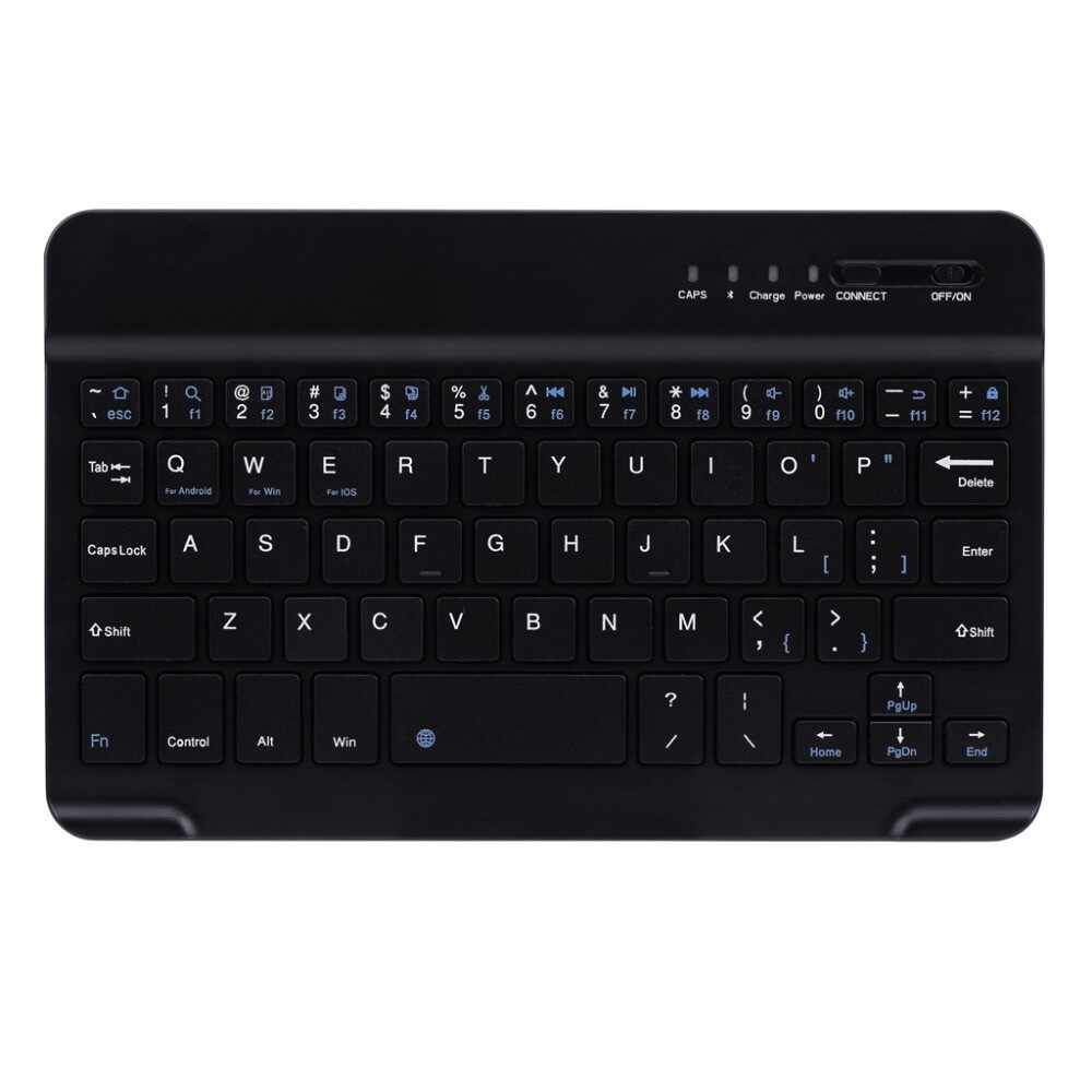 Tastatura Wireless Techstar®, Bluetooth 3.0, Acumulator, Compatibila Android/Windows/Mac, Slim