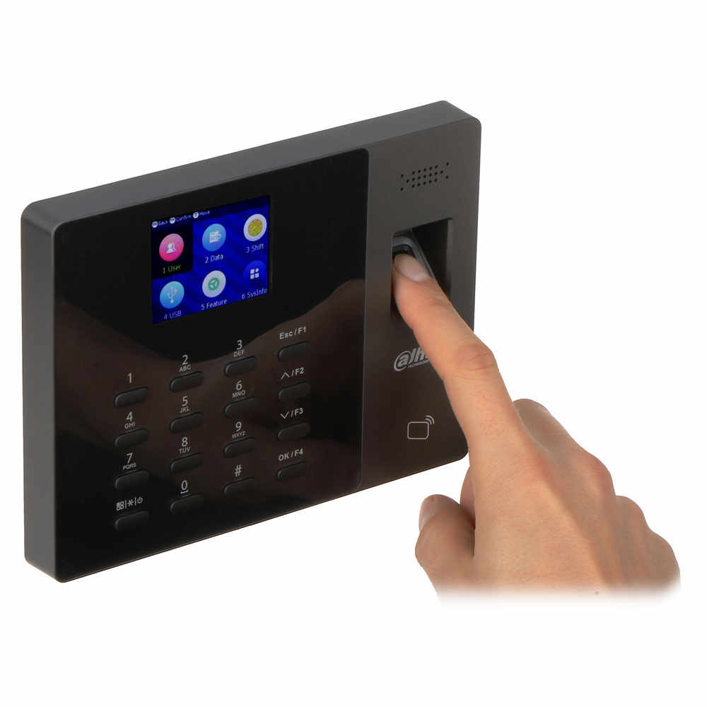 Cititor biometric de interior Dahua ASA1222G-D, PIN/card,aprenta, 1000 utilizatori