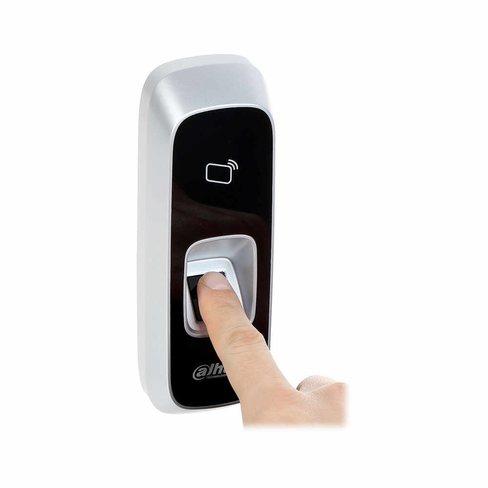 Cititor biometric de interior RFID Dahua ASR1102A-D, EM, 125 KHz, 3.000 amprente, watch dog