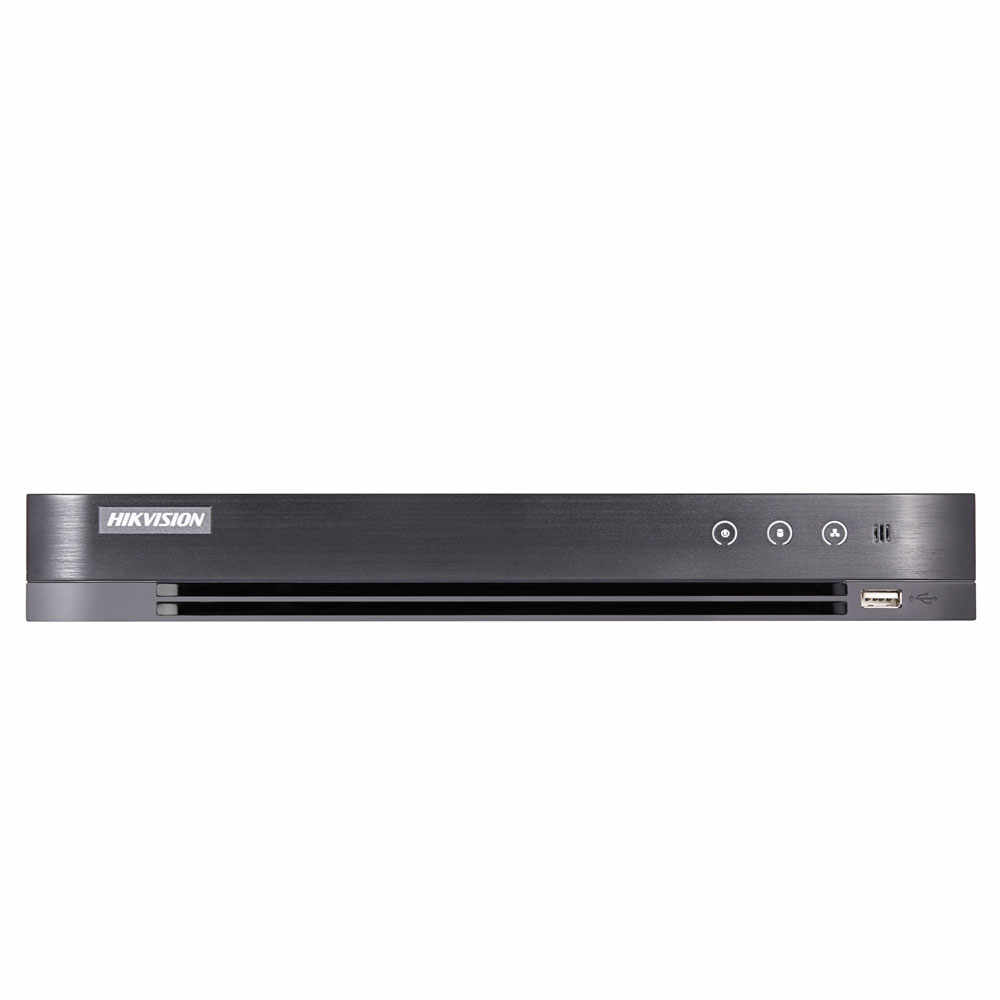 DVR Hikvision Turbo HD 4.0 DS-7208HUHI-K2 S, 8 canale, 8 MP, functii smart, audio prin coaxial