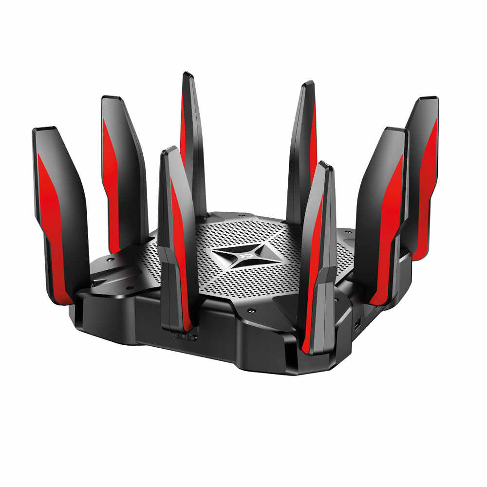 Router wireless Gaming Tri Band TP-Link ARCHER C5400X, 9 porturi, 5400 Mbps