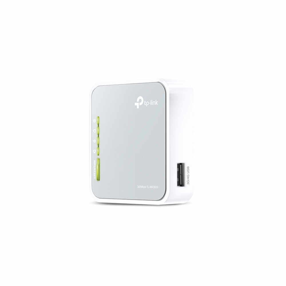 Router wireless portabil TP-Link TL-MR3020, GSM 3G/4G, 1 port WAN/LAN, 300 Mbps