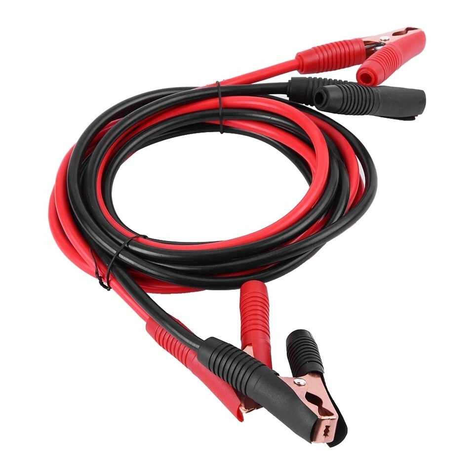 Cabluri Incarcare Baterie Auto Calitate Superioara Rosu cu Negru + CADOU