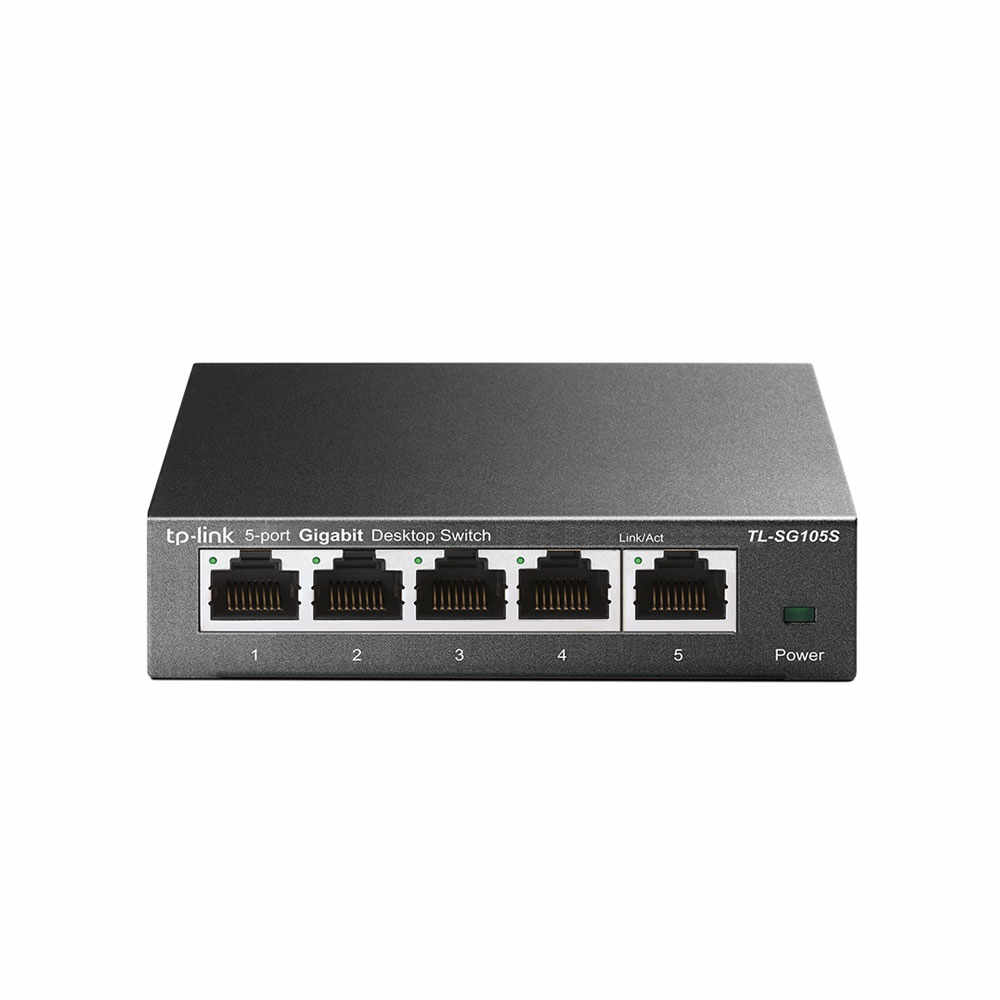 Switch cu 5 porturi TP-Link TL-SG105S, 2000 MAC, 10 Gbps