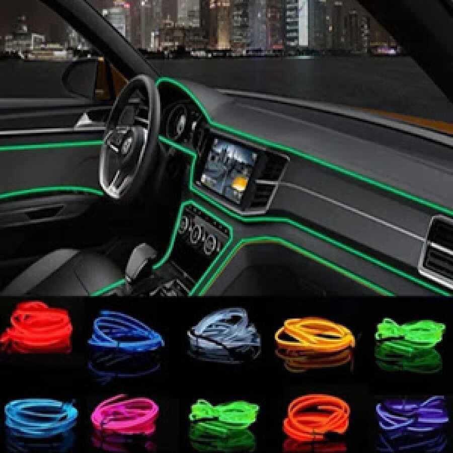 Banda LED auto decorativa, 2M