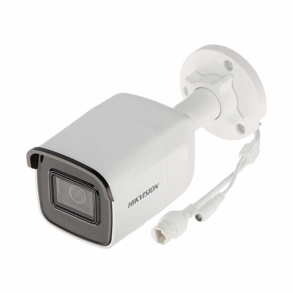 Camera supraveghere IP exterior Hikvision DarkFighter DS-2CD2065FWD-I, 6 MP, IR 30 m, 2.8 mm, slot card