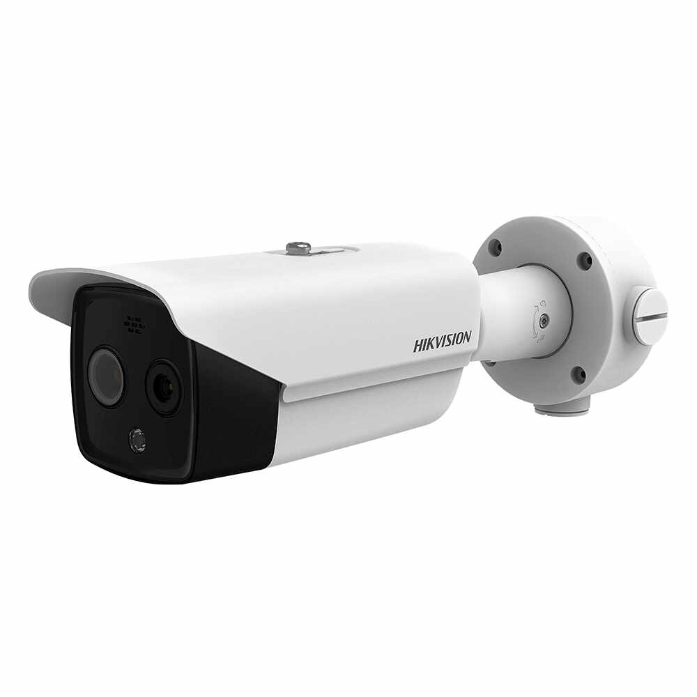 Camera supraveghere termica IP Hikvision DeepinView DS-2TD2617B-6/PA, 4 MP, IR 40 m, 6.2 mm, masurare temperatura umana, precizie 0.5 grade, stroboscop
