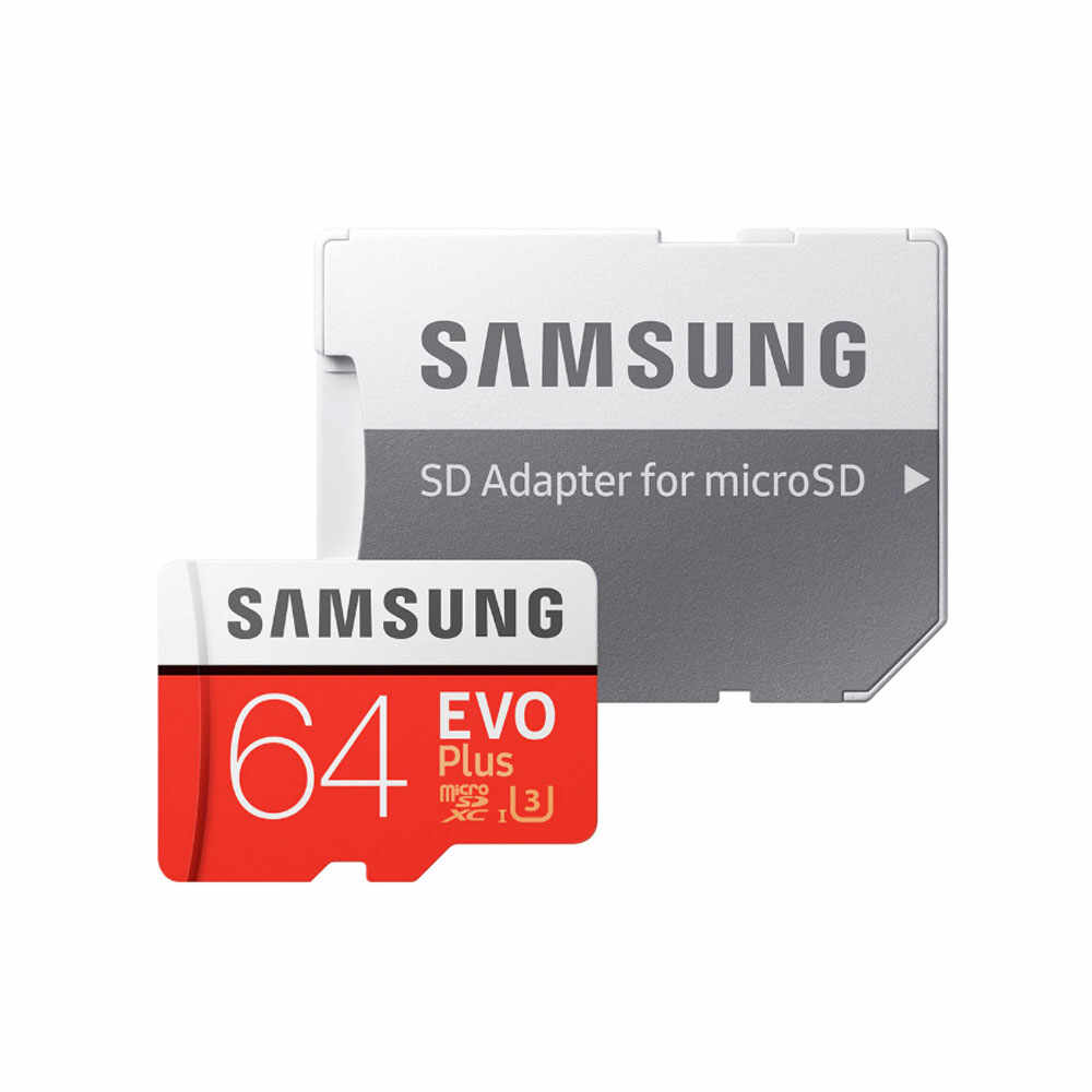 Card de memorie Samsung Micro-SDXC EVO Plus MB-MC64GA/EU, Class 10, 64 GB + adaptor SD