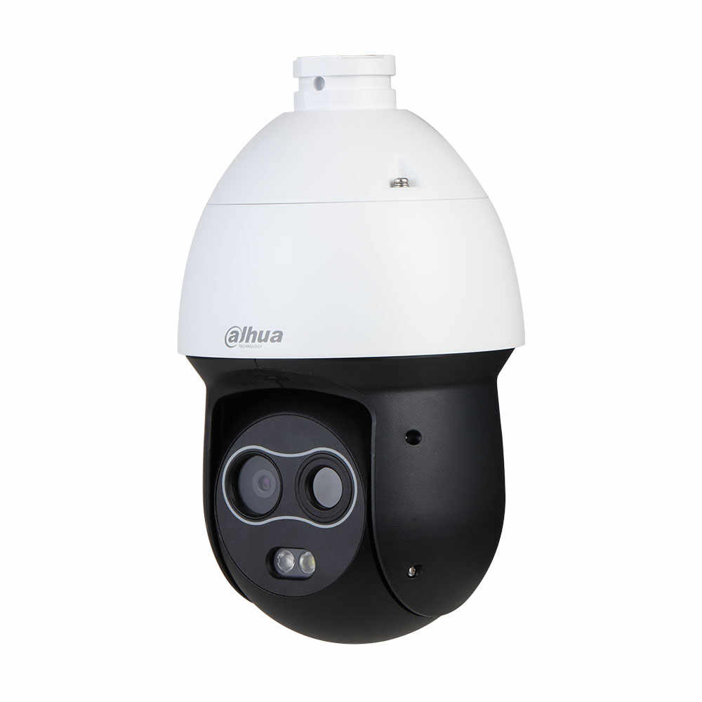 Camera supraveghere termica IP Dahua PTZ TPC-SD2221-TB7F8, 2 MP, 8 mm, IR 50 m, detectie incendiu, masurare temperatura, slot card