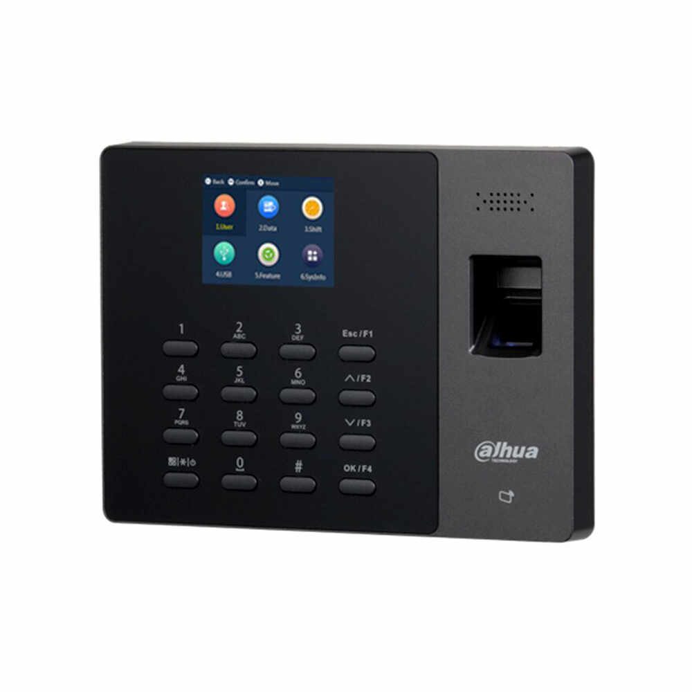 Cititor biometric de interior Dahua ASA1222G, PIN/card, amprenta, 1000 utilizatori