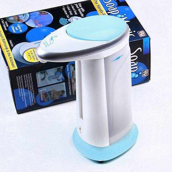 Dozator de sapun cu senzor - Soap Magic, Automat, Cu Beterii, Indicator LED