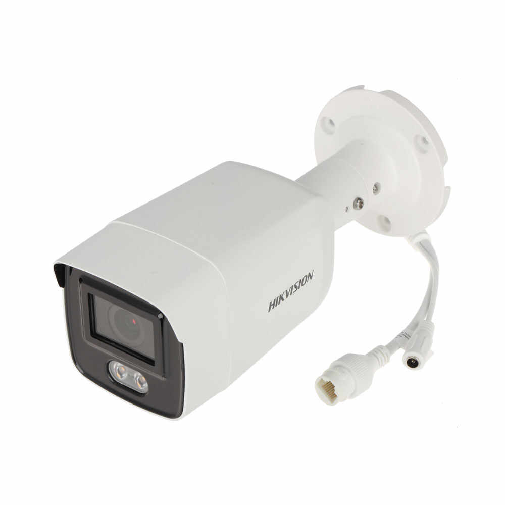 Camera supraveghere exterior IP Hikvision ColorVu DS-2CD2047G1-L, 4 MP, lumina alba 30 m, 2.8 mm, slot card
