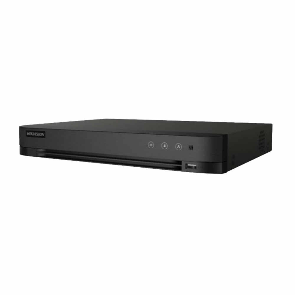 DVR Turbo HD 5.0 AcuSense Hikvision IDS-7208HQHI-M1/FA, 8 canale, 4 MP, recunoastere faciala, audio prin coaxial