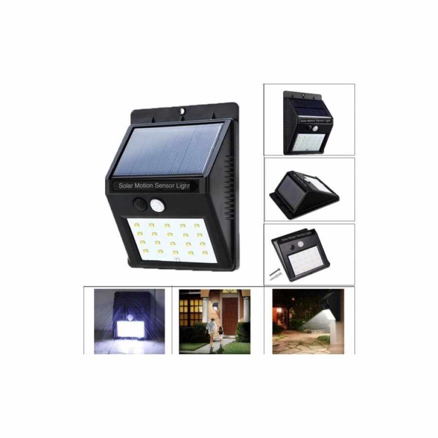 Lampa led solara cu senzor de miscare 1+1 Gratis