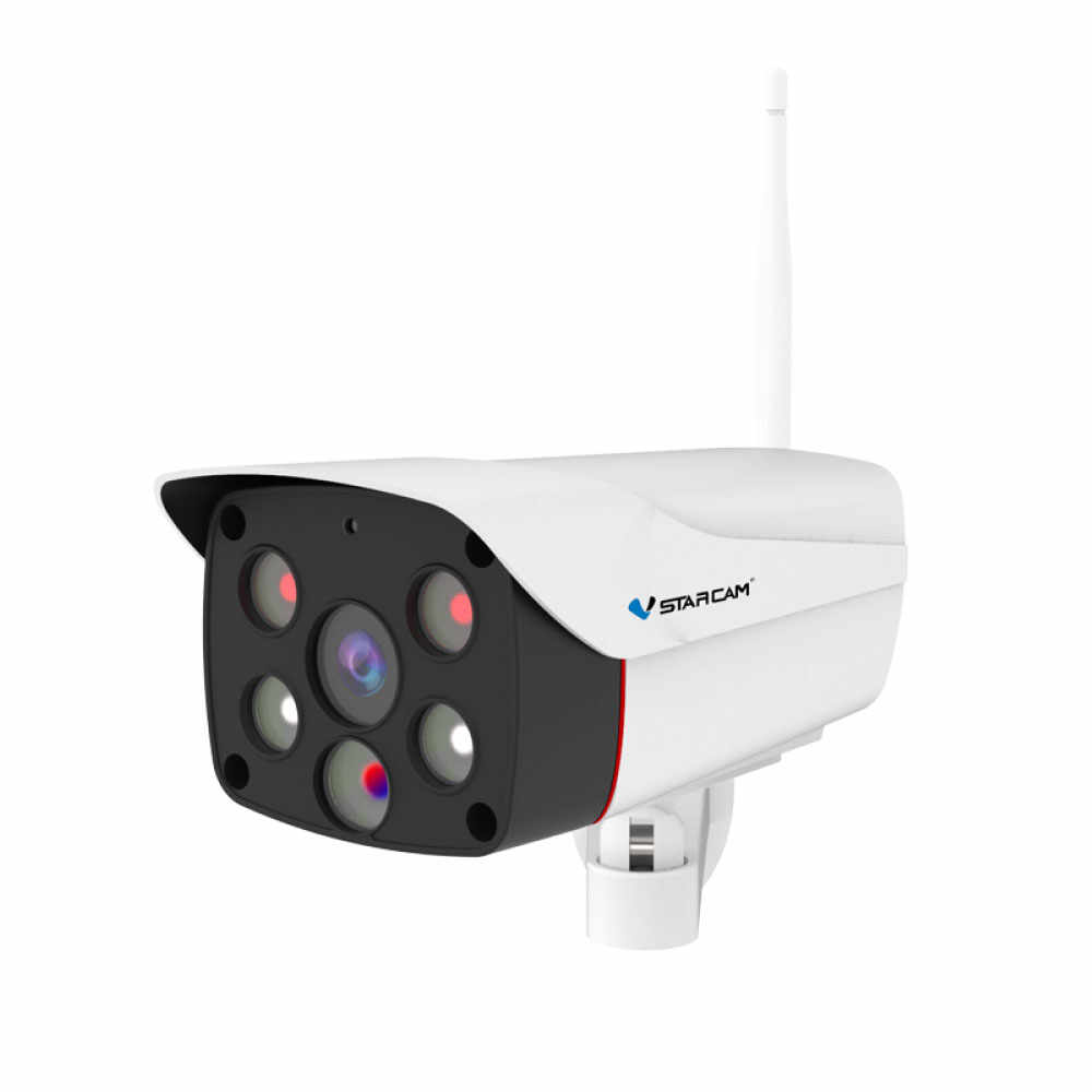 Camera supraveghere IP wireless Vstarcam CG52, 3 MP, IR 15 m, dectie sunet detector fum, detectia miscarii, GSM 4G, slot card
