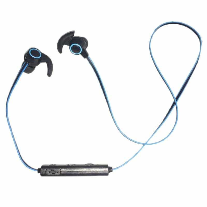 Casti Wireless Alergare/Fitness, Bluetooth V4.1, Casti Auriculare - Albastru
