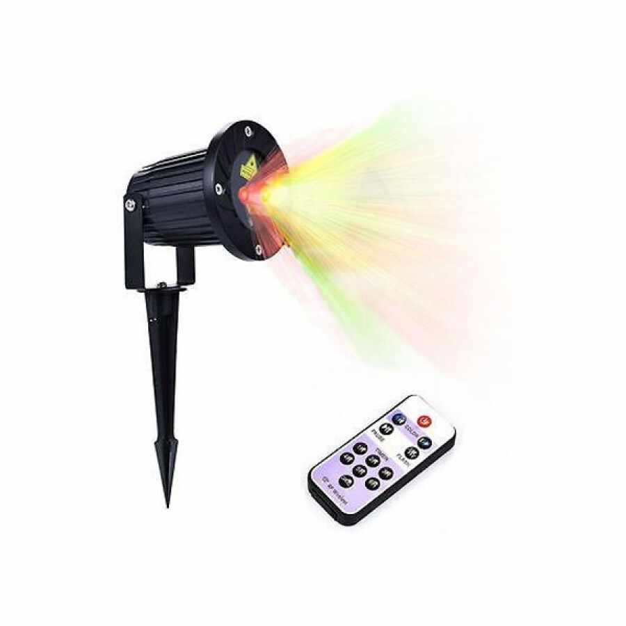 Laser pentru exterior cu senzori de lumina, telecomanda, si joc de lumini