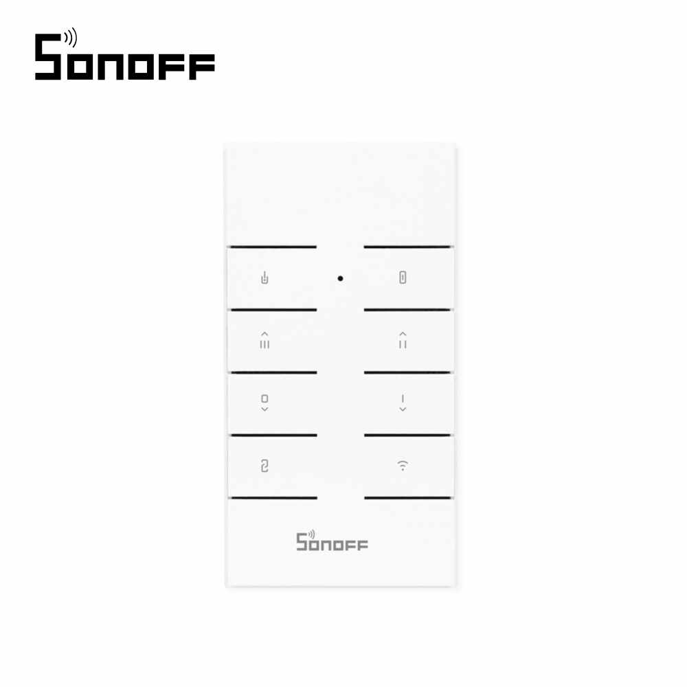 Telecomanda RF Sonoff RM433 cu Functie Sincronizare Wi-Fi, Reglaj intensitate lumini, Reglaj viteza ventilator