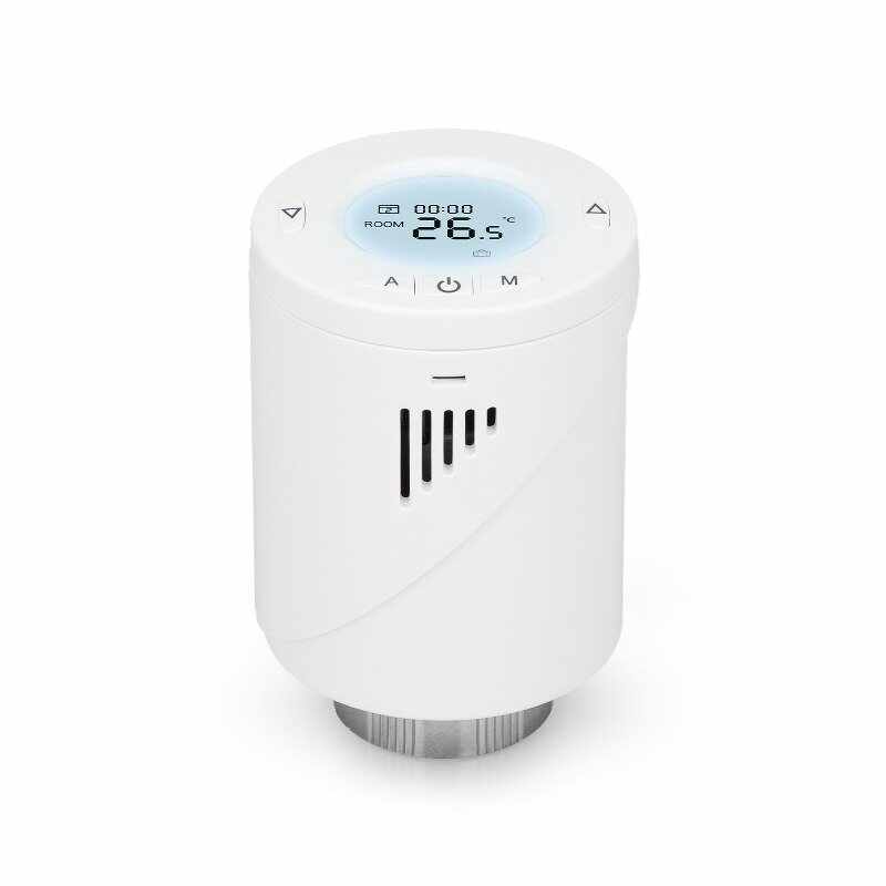 Cap termostatic inteligent pentru calorifer, Meross MTS100, Compatibil cu Amazon Alexa, Google Home & IFTTT
