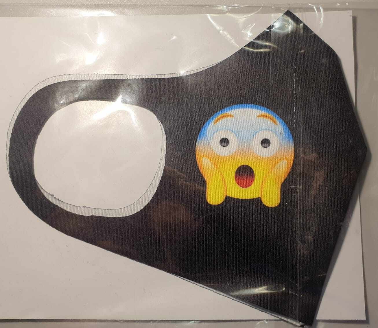 Masca protectie Emoji PANIC. Reutilizabila + cadou