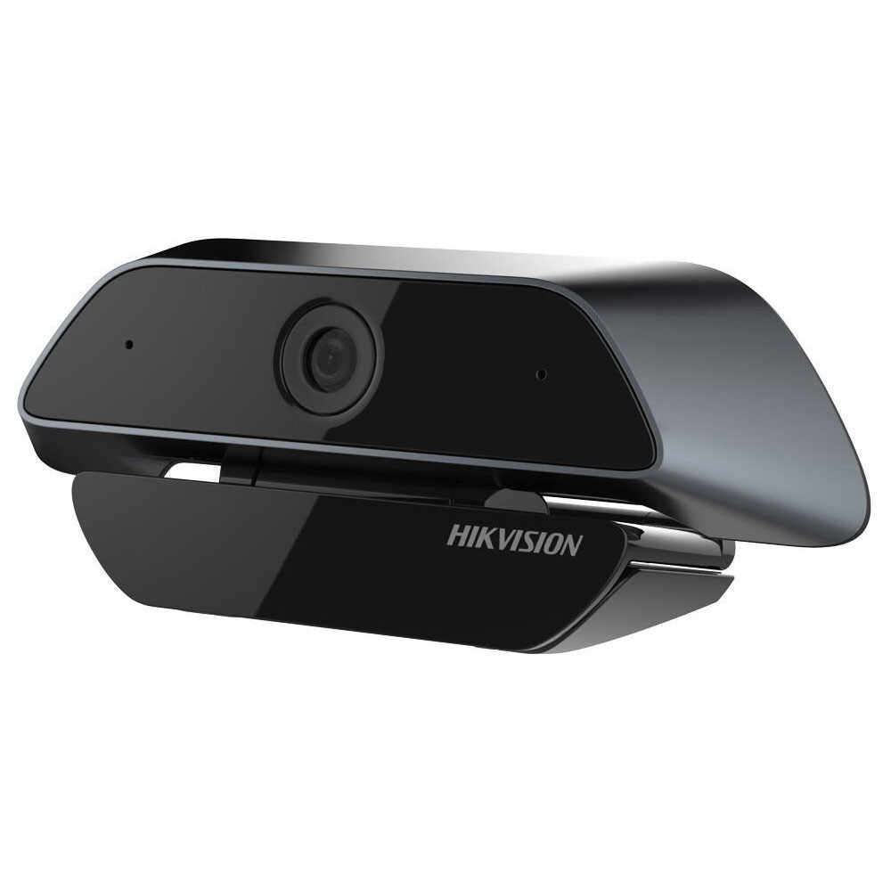 Webcam Full HD Hikvision DS-U12, 2 MP, 3.6 mm, plug and play, USB, microfon