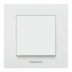 Intrerupator simplu Panasonic Karre Plus, alb, incl. rama calitate premium