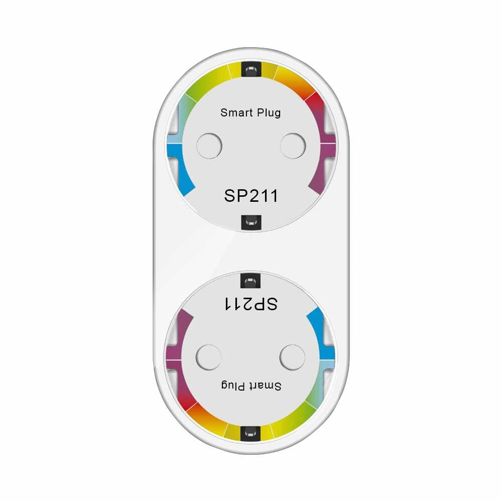 Priza smart dubla Gosund SP211, Control prin aplicatie, Programare si timer Putere max. 3680 W, Curent 16 A