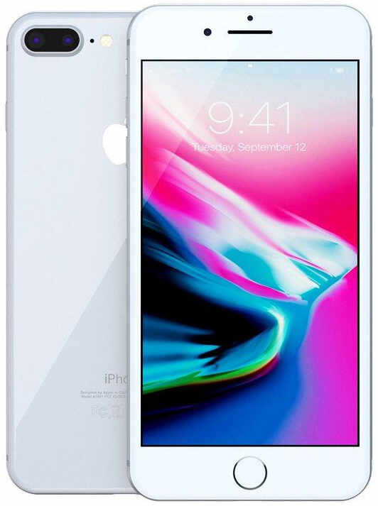 Apple iPhone 8 Plus 64 GB Silver Deblocat Foarte Bun
