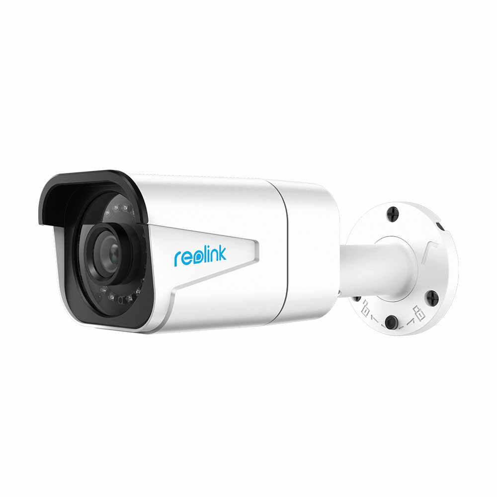 Camera supraveghere IP exterior Reolink RLC-511-5MP, 5 MP, IR 30 m, 2.7 -12 mm, motorizat, 4x, slot card, microfon, PoE