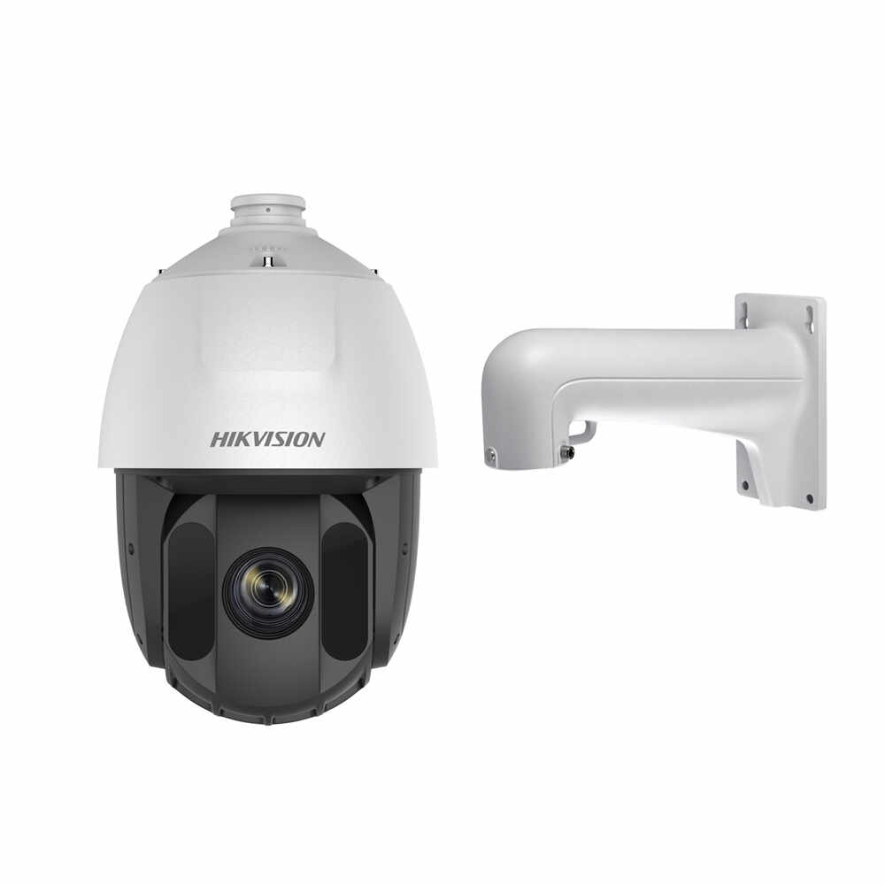 Camera supraveghere IP Speed Dome PTZ Hikvision DarkFighter AcuSense DS-2DE5425IW-AE S5, 4 MP, slot card, IR 150 m, 4.8 - 120 mm, motorizat, 25x