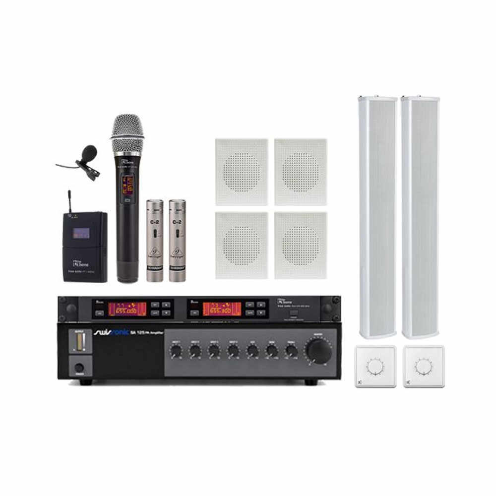 Radioficare Biserica PRO-1, sistem sonorizare interior, exterior, microfoane wireless