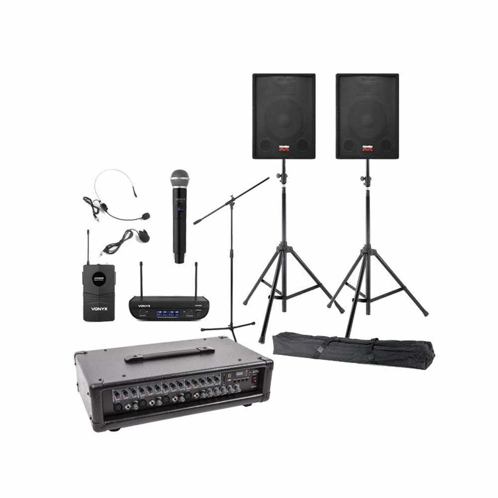 Sistem sonorizare Biserica 1, portabil, microfon wireless