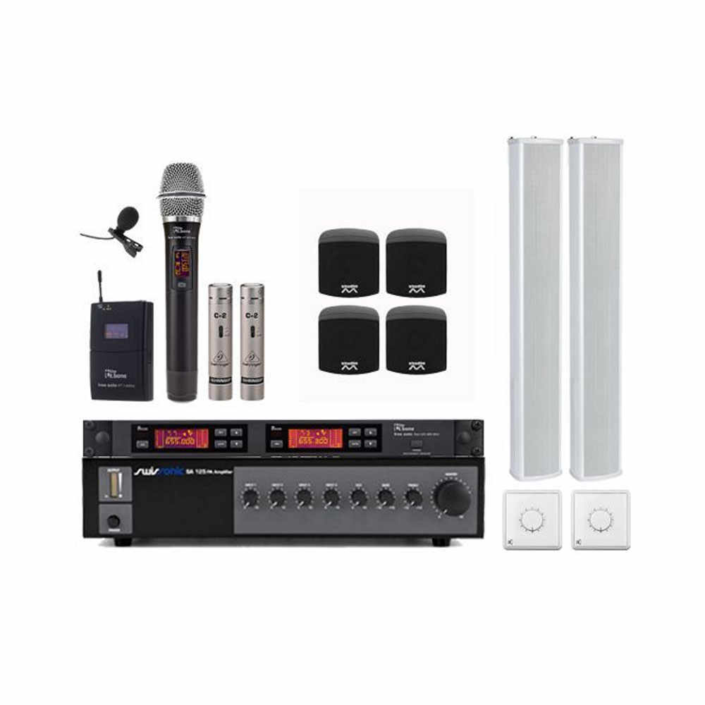 Sistem sonorizare Biserica PRO-1 Designer, microfon wireless