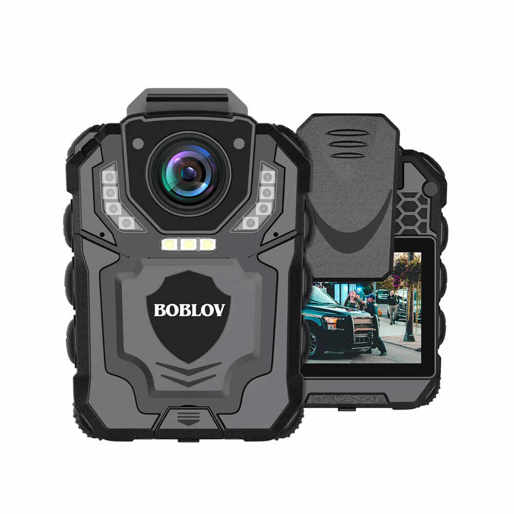 Body camera Boblov T5, 1296p, night vision, slot card microSD, inregistrare 12 ore, protectie fisiere video, 1800mAh, audio, 40 MP