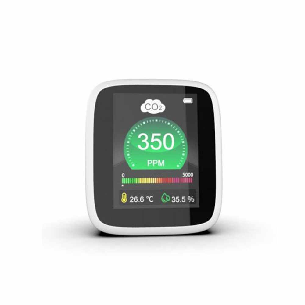 Senzor pentru detectarea calitatii aerului ZKTeco AQD-MINI-C, CO2, plug and play
