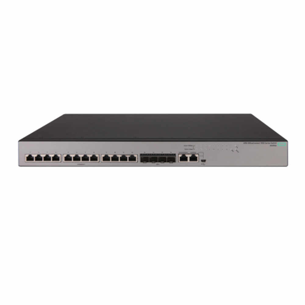 Switch cu 12 porturi Aruba JH295A, 320 Gbps, 16.000 MAC, 4 porturi SFP+, 1U, cu management
