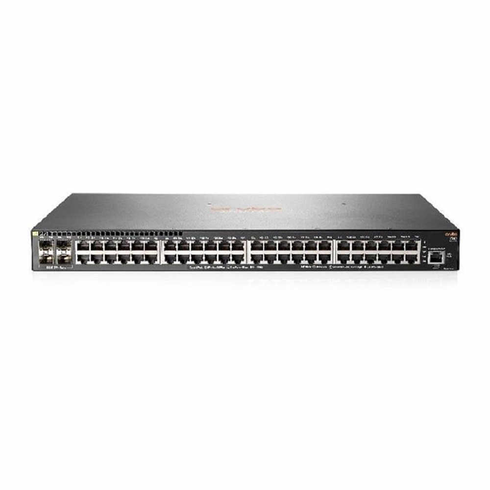 Switch cu 48 porturi Aruba JL355A, 176 Gbps, 16.000 MAC, 4 porturi SFP+, 1U, cu management