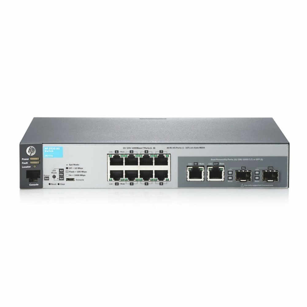Switch cu 8 porturi Aruba J9777A, 20 Gbps, 16.000 MAC, 1U, cu management