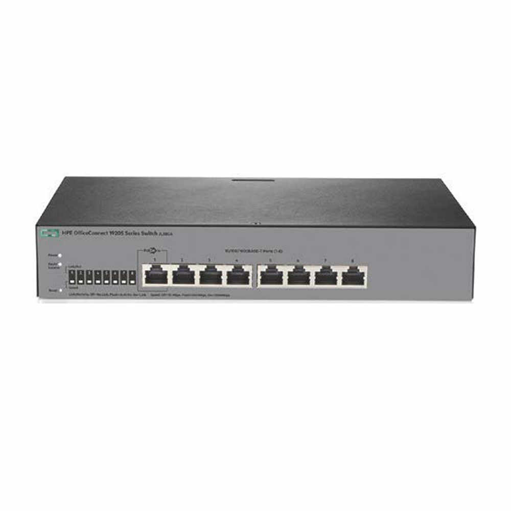 Switch cu 8 porturi Aruba JL380A, 16 Gbps, 11.9 Mpps, 8000 MAC, 1U, cu management