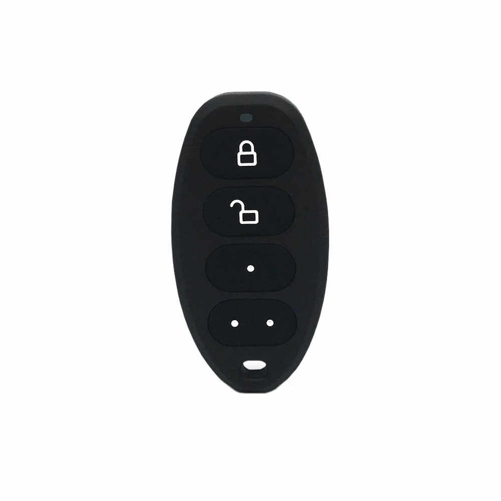 Telecomanda cu 4 butoane Eldes EWK3-BLACK, 8 functii, RF 1700 m, LED, buzzer, negru