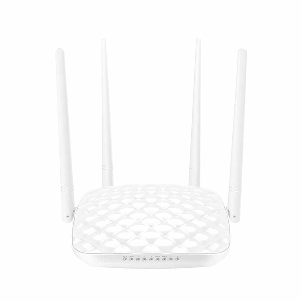 Router wireless Tenda FH456, 1 port WAN, 3 porturi LAN, 2.4 GHz, 5 dBi, 300 Mbps