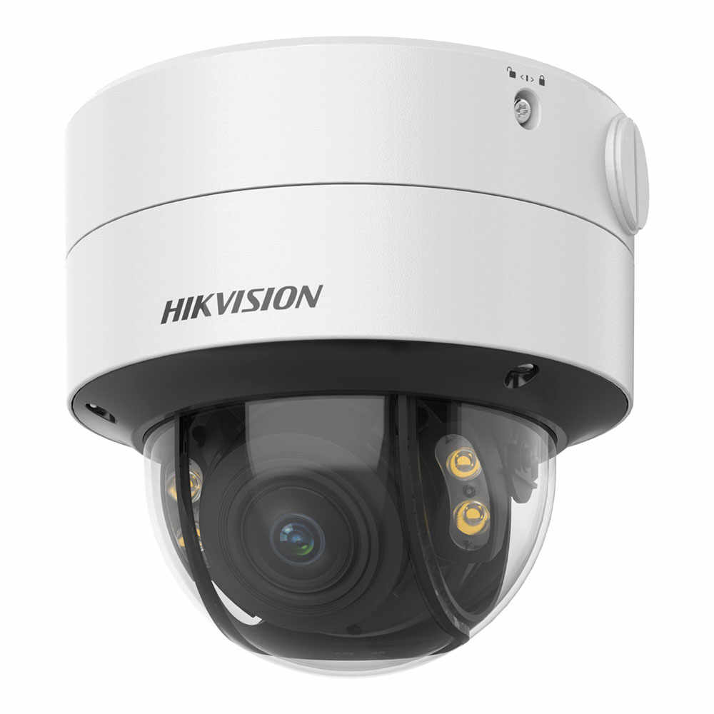 Camera supraveghere Dome Hikvision ColorVu DS-2CE59DF8T-AVPZE, 2 MP, lumina alba 40 m, 2.8 - 12 mm, motorizat, PoC, IK10