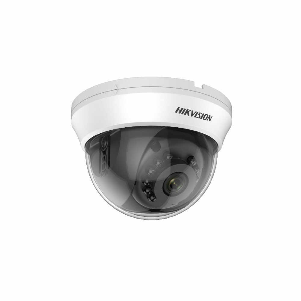 Camera supraveghere Dome Hikvision DS-2CE56H0T-IRMMF(C), 5 MP, IR 20 m, 2.8 mm