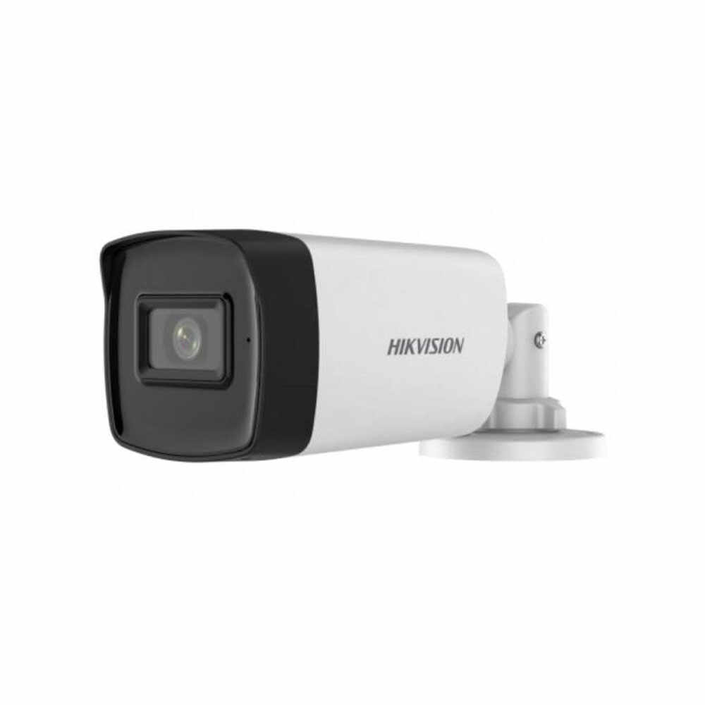 Camera supraveghere exterior Hikvision DS-2CE17H0T-IT3FS, 5 MP, 3.6 mm, IR 40 m, audio prin coaxial, microfon