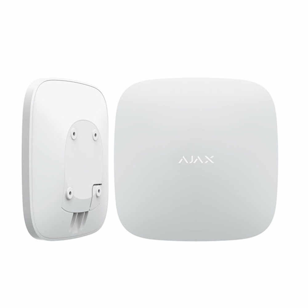Unitate centrala AJAX Hub 2 Plus, GSM 2G/3G/LTE, WiFi, 200 dispozitive, 2000 m, alb