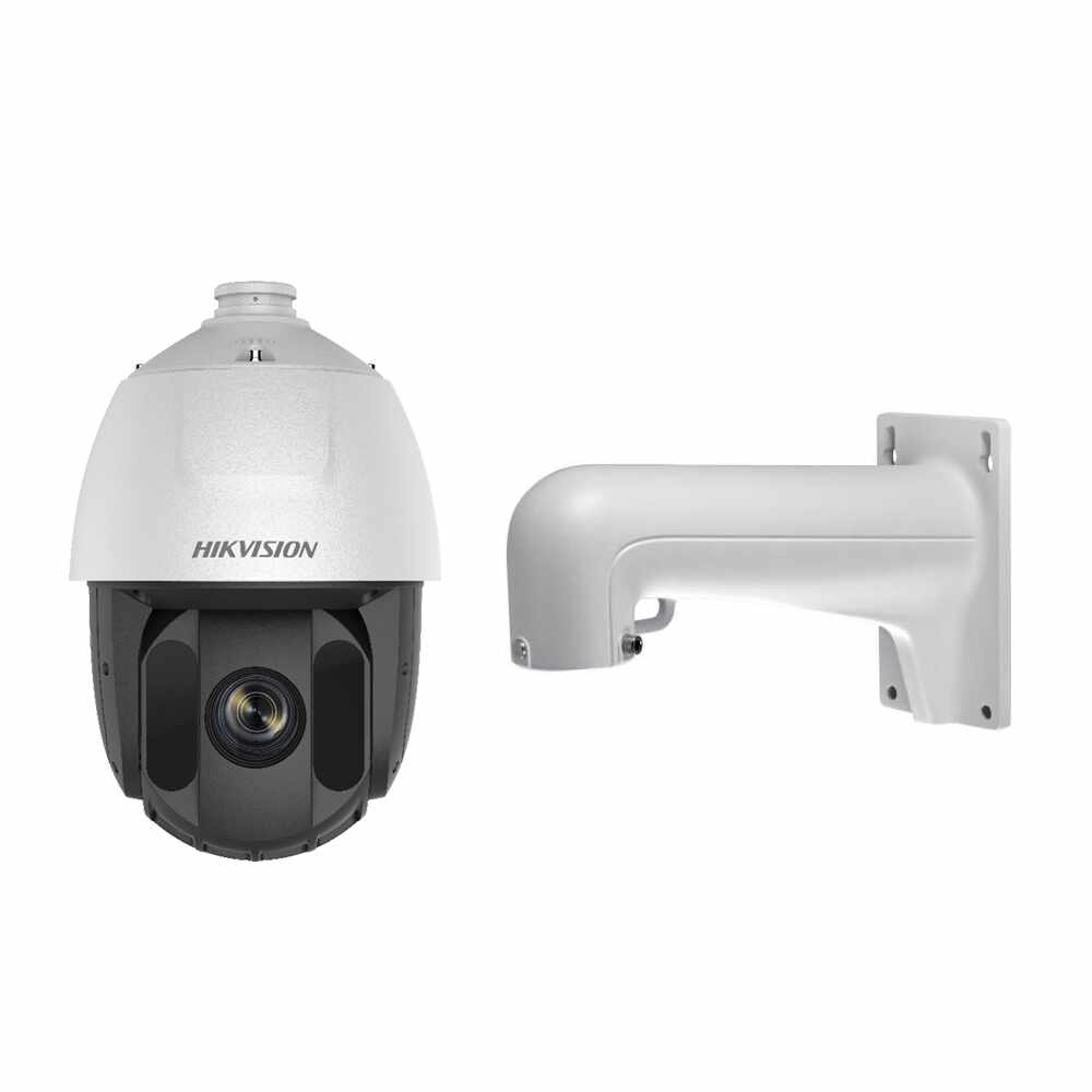 Camera supraveghere IP Speed Dome PTZ Hikvision DarkFighter DS-2DE5232IW-AES5, 2MP, IR 150 m, 4.8 - 153 mm, motorizat, 32x, slot card
